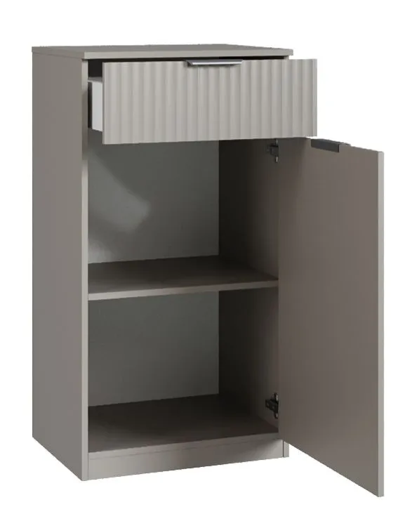 Тумба для обуви Валенсия-  1, серо-коричневый