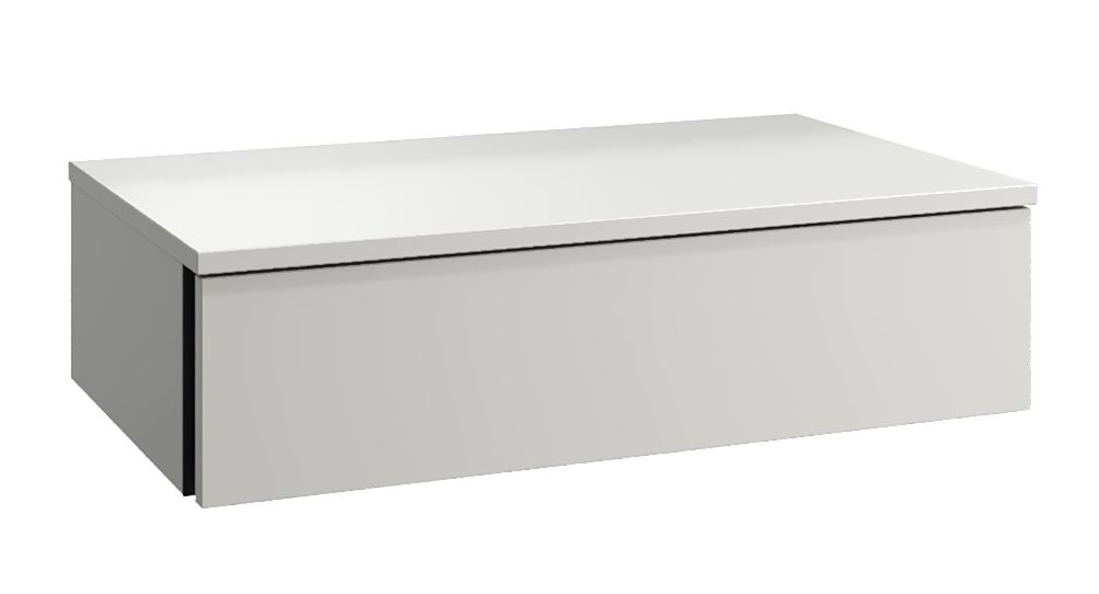 Консоль подвесная 1 ящик Сиэтл, серый