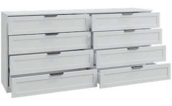 Комод Нордик - 8, белый